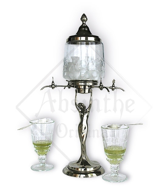 Glass Replacement Bowl for Decorative 4 Spout Metal Absinthe Fountains
