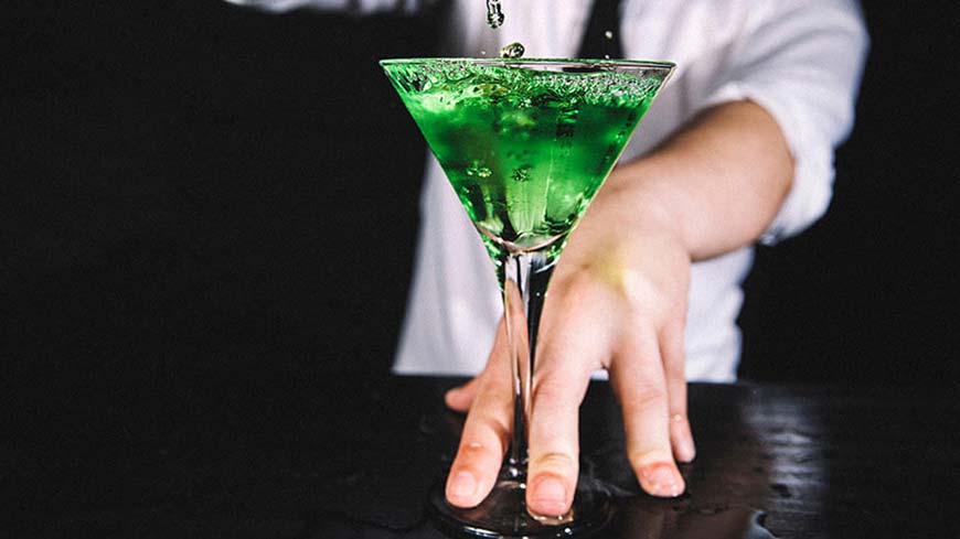 Green Absinthe Cocktail