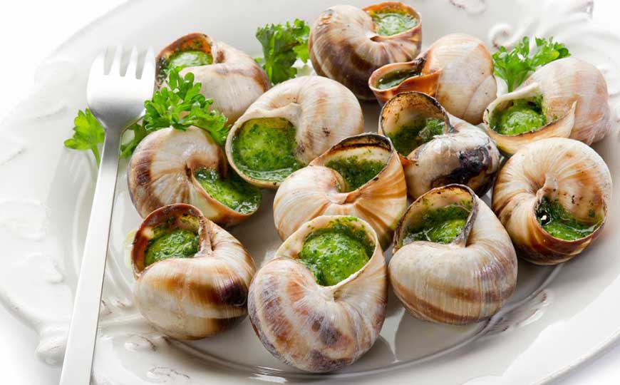 Escargots, Garlic and Absinthe Butter