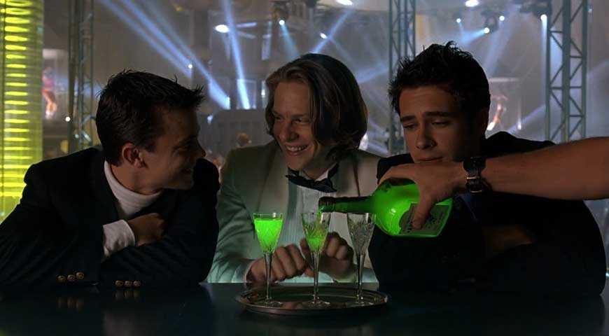 Absinthe Drinks in a Bar