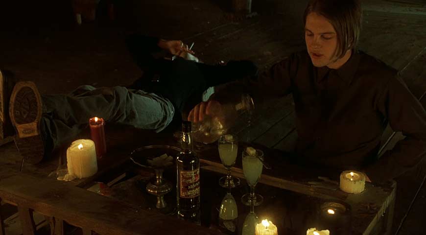 Michael Pitt Preparing Absinthe Drink